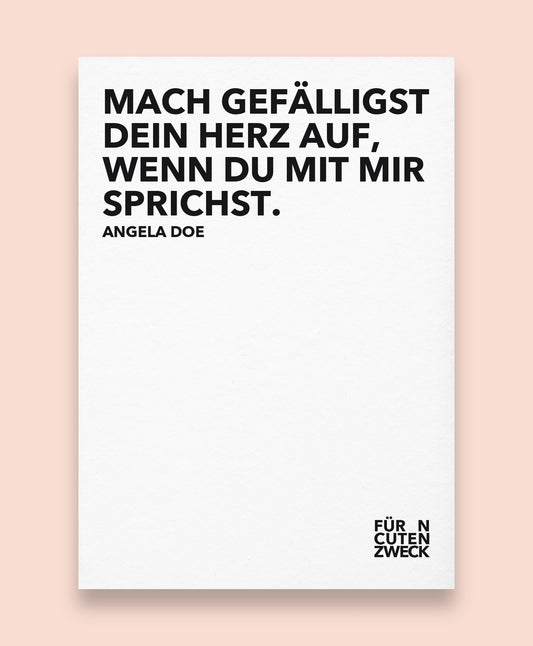 Angela Doe | Herz auf