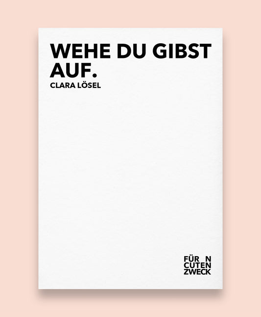 Clara Lösel | Wehe